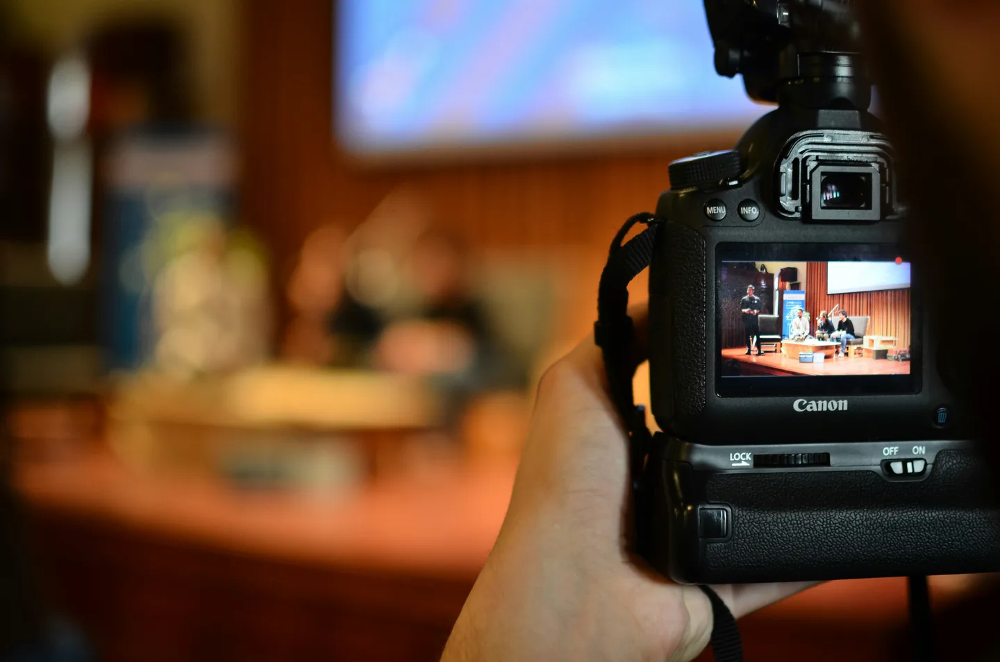 Event filming camera — visual atmosphere
